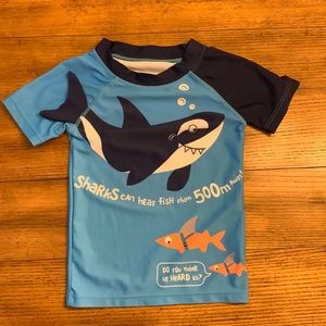 ☀️3 for $10☀️ Toddler Shark Rashguard